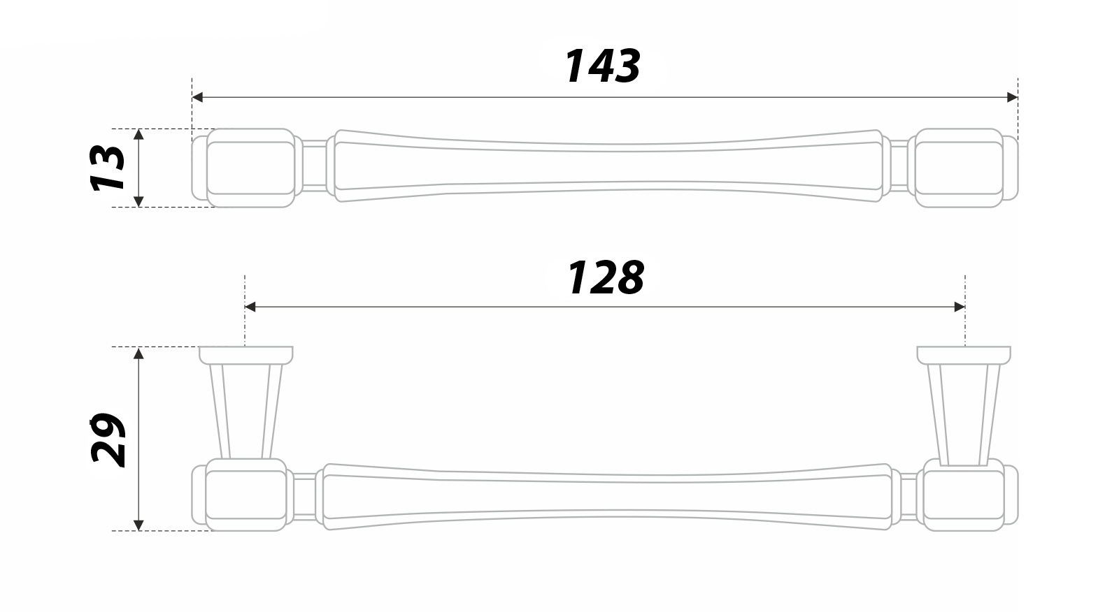 rs310ab 4 128 ручка мебельная greta