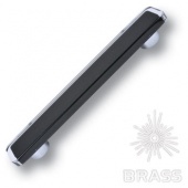 696NE2 Ручка-скоба модерн, цвет чёрный 160 мм