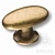 BU 008.60.12 Ручка кнопка современная классика, античная бронза 16 мм