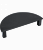 РУЧКА СКОБА RS.R.MR.128.9005 полукруг полный 128 мм (чёрный матовый)